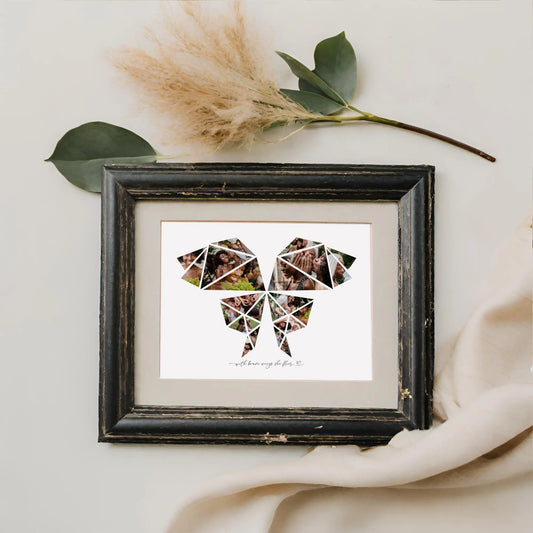 DIY Butterfly Picture Collate Template Last Minute Gift