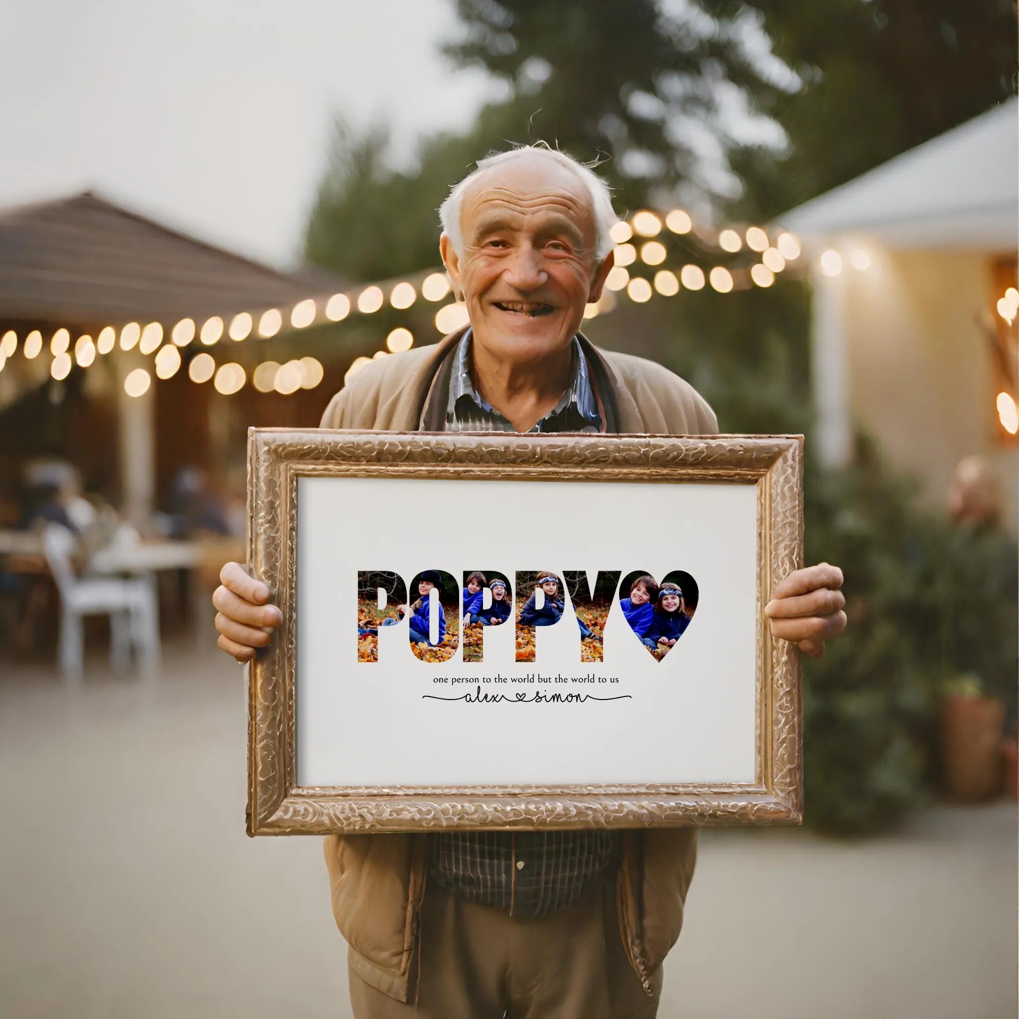 Poppy Edit Yourself Collage Template Last Minute Gift for Him