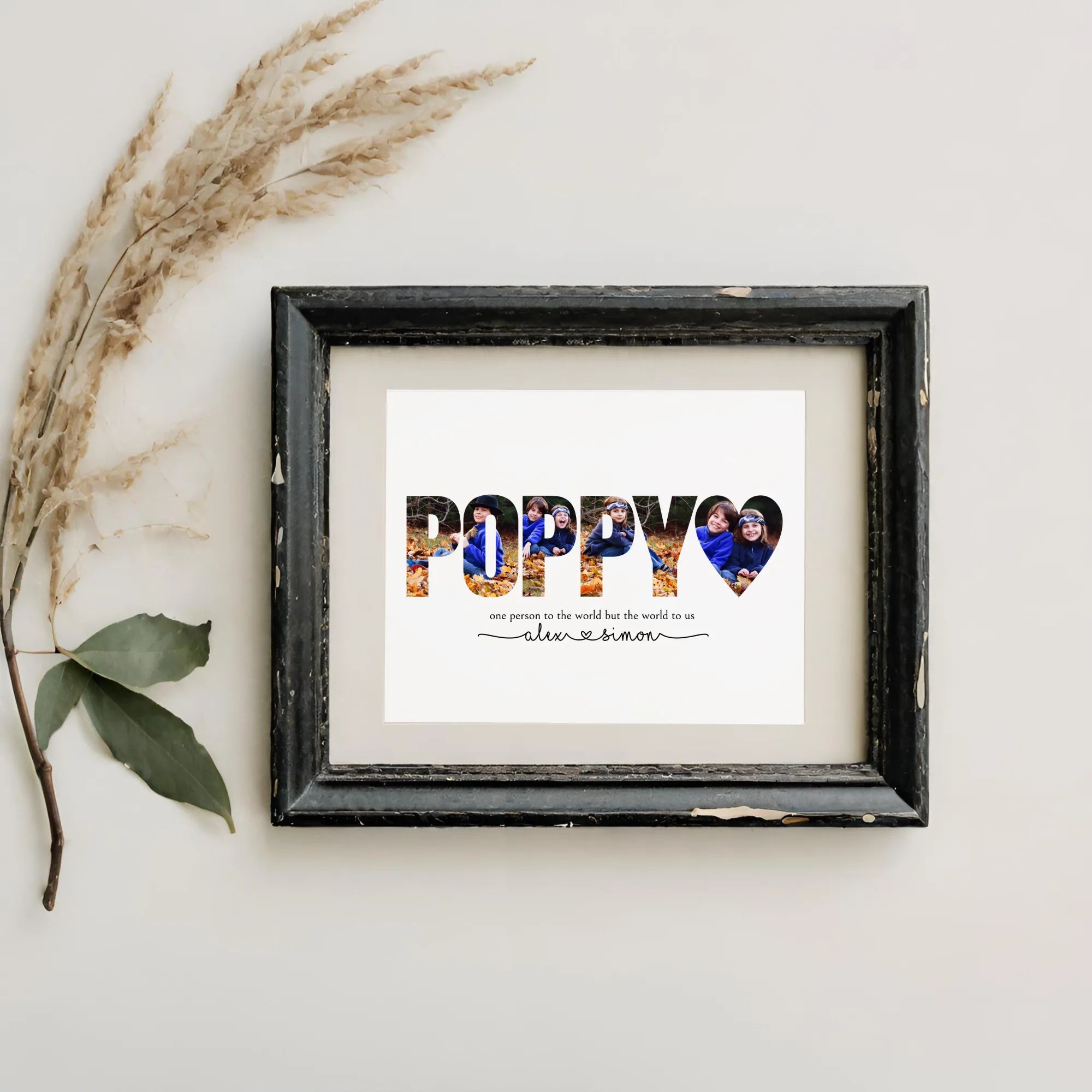 Poppy Editable Photo Collage Template by Playful Pixie Studio
