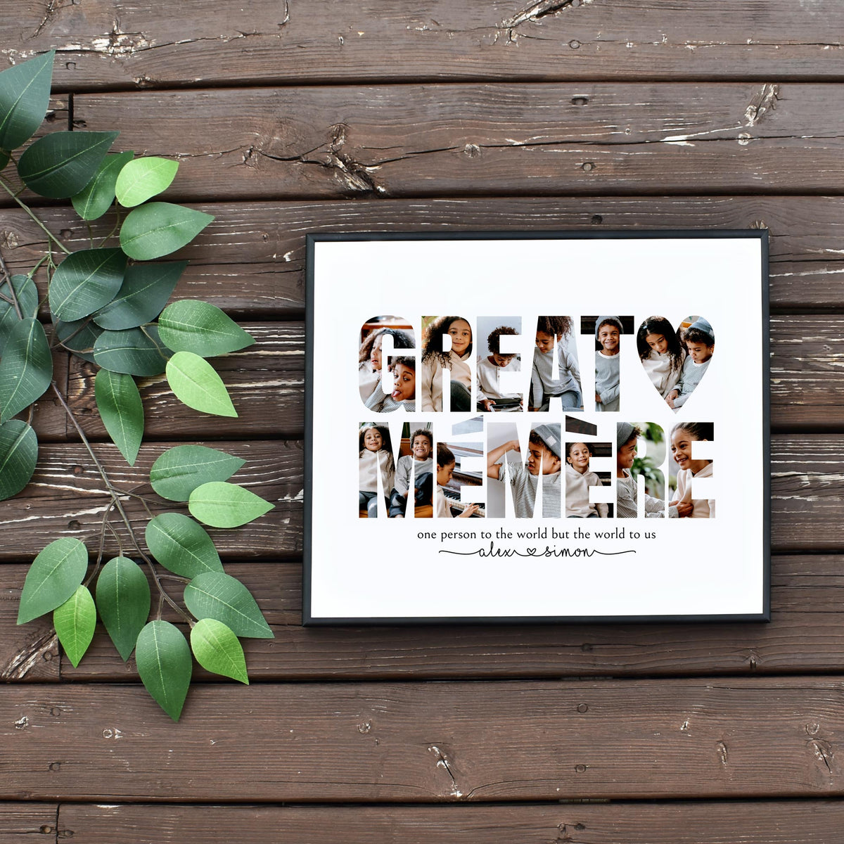 Edit Yourself Great Memere Photo Collage Budget Friendly Gift