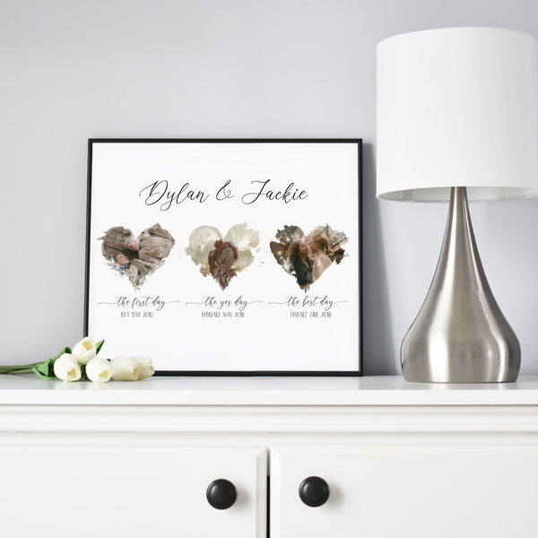 Heart Trio Editable Collage by Playful Pixie Studio