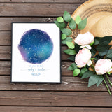 Custom Star Map by Date