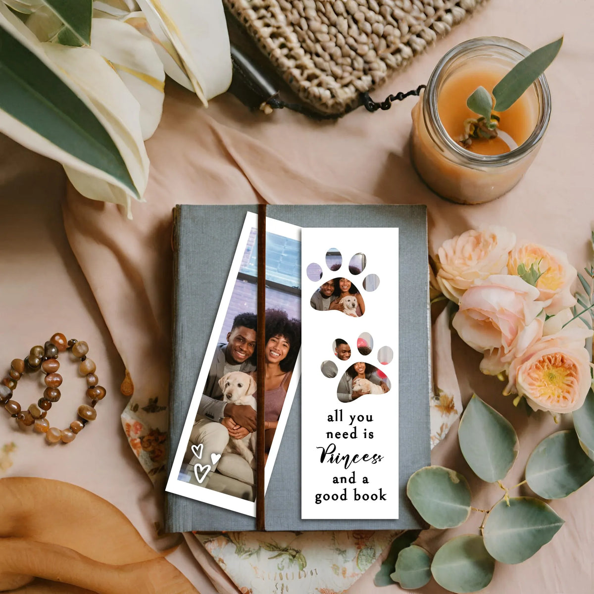 Custom Dog Bookmark Template