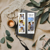 DIY Save the Date Personalized Photo Bookmark Template