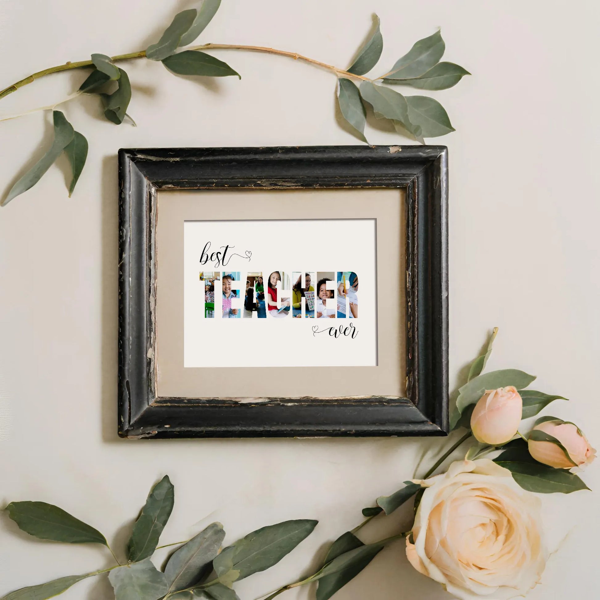 Teacher Custom Photo Collage Template Personalized Do It Yourself Gifts