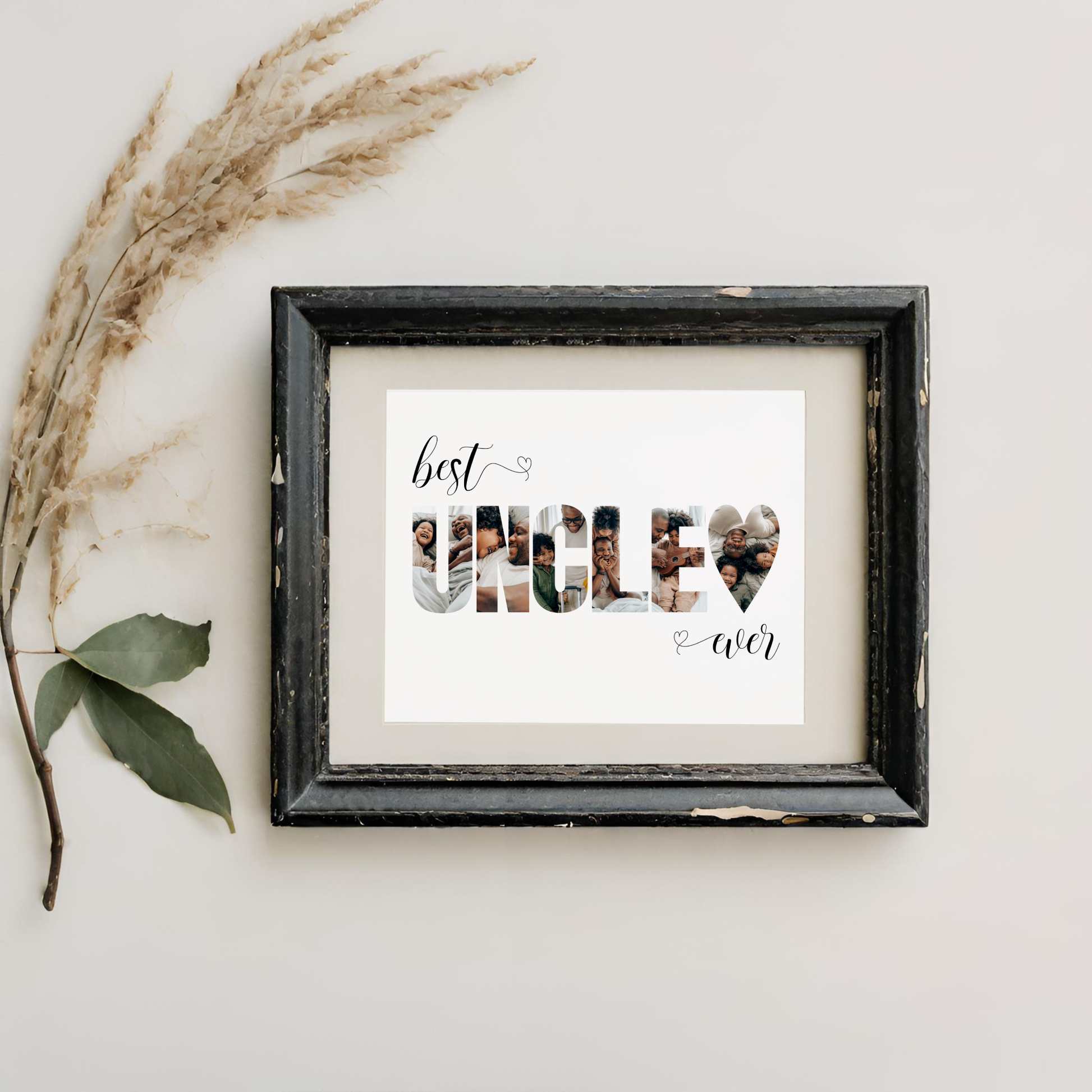 Editable Uncle Photo Collage Template by Playful Pixie Studio