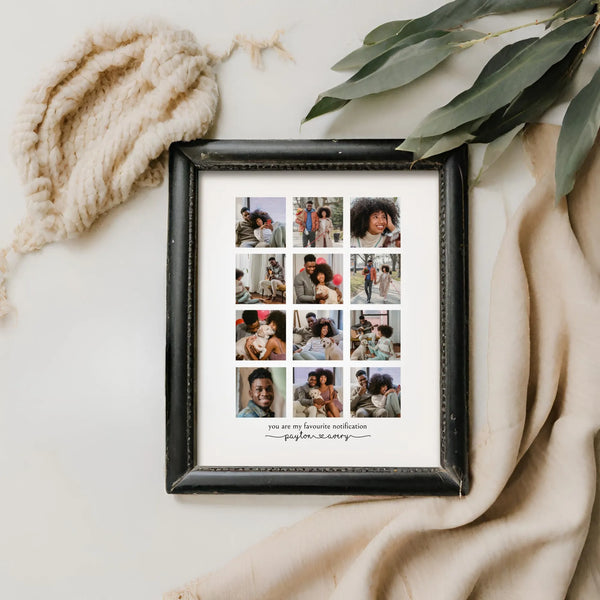 Editable Couple Photo Collage Template by Playful Pixie Studio