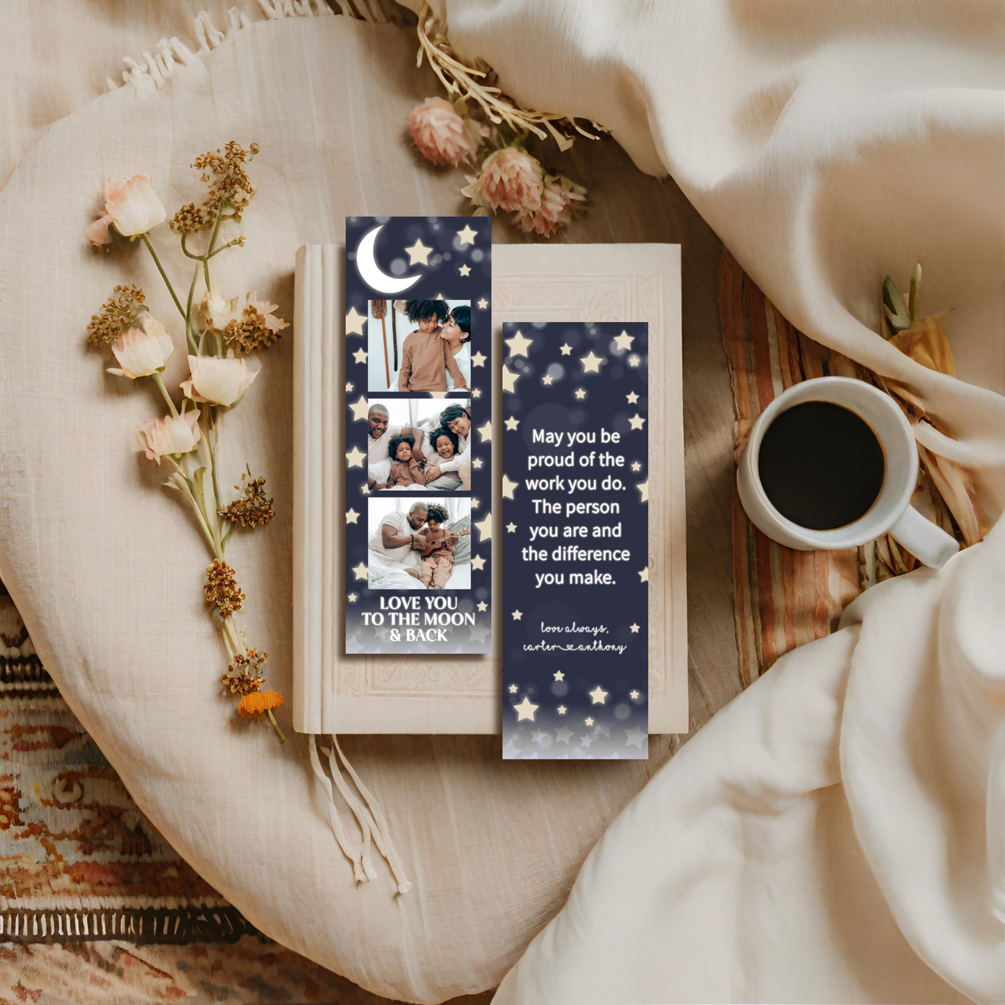 Creative Photo Gift Personalized Bookmark for Reader