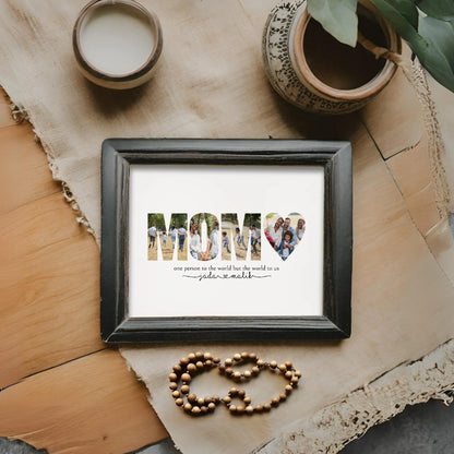 Mom Custom Picture Collage Template last Minute DIY Mothers Day Gift for Her