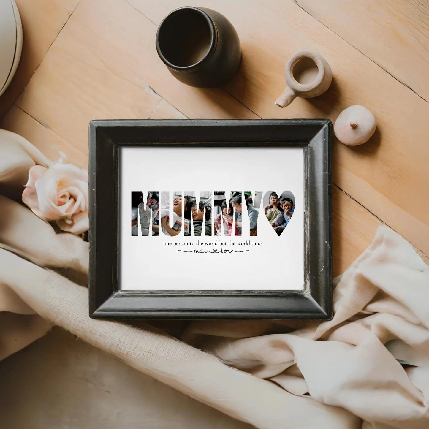 Editable Mummy Photo Collage Template by Playful Pixie Studio