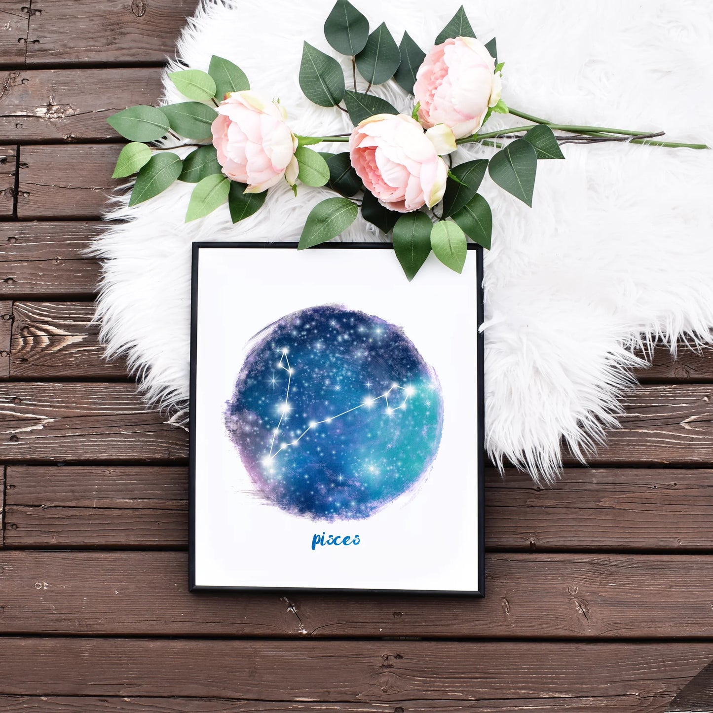 Printable Pisces Constellation Wall Decor on a Budget