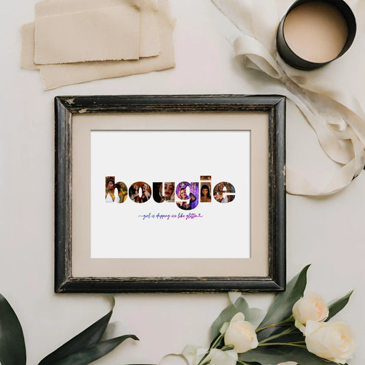 Editable Bougie Photo Collage Template Personalized Gift by Playful Pixie Studio