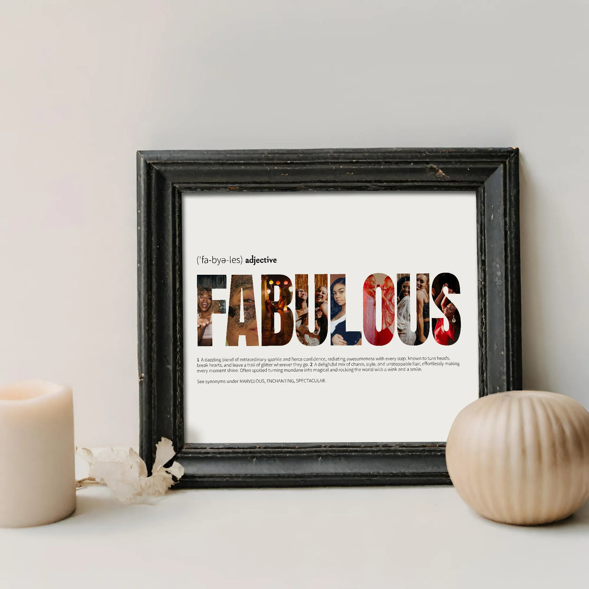 Editable Fabulous Photo Collage Template by Playful Pixie Studio