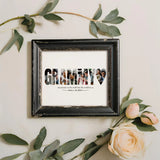 Easy DIY Grammy Collage Personalized Gift for Mothers Day