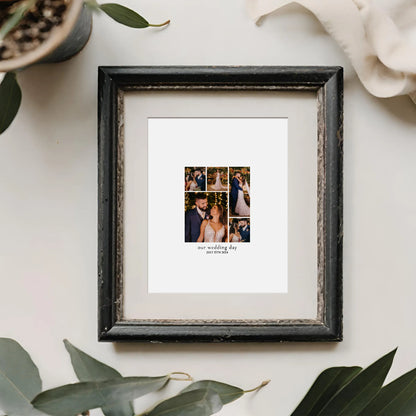 Wedding Photo Guest Book Sign Template Personalized Decor