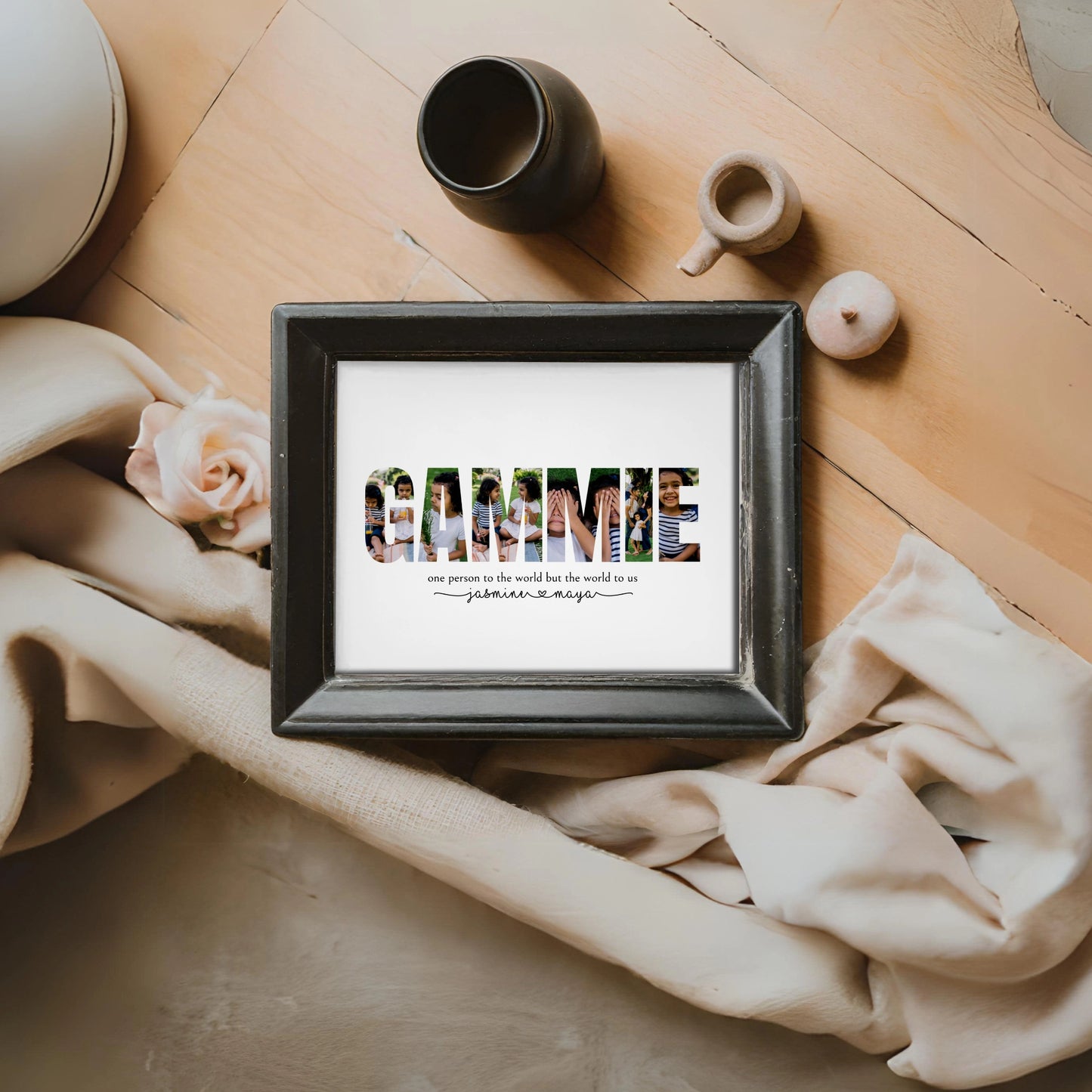 Edit Yourself Gammie Photo Collage Template by Playful Pixie Studio