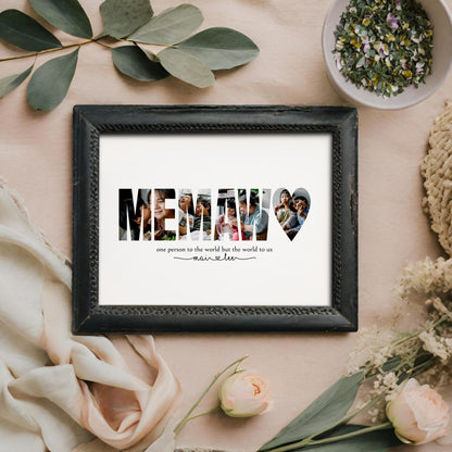 Memaw Photo Word Collage Mothers Day Gift
