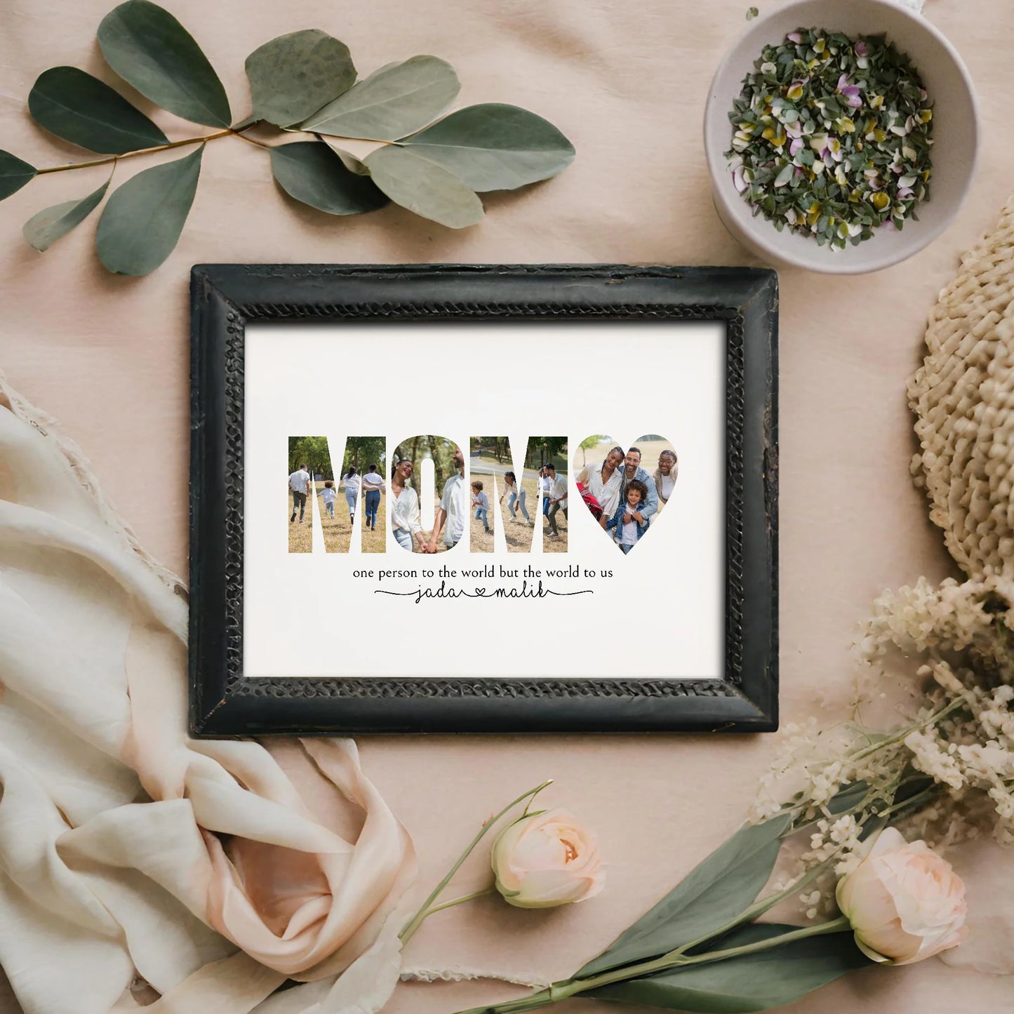 Editable Mom Photo Collage Template by Playful Pixie Studio