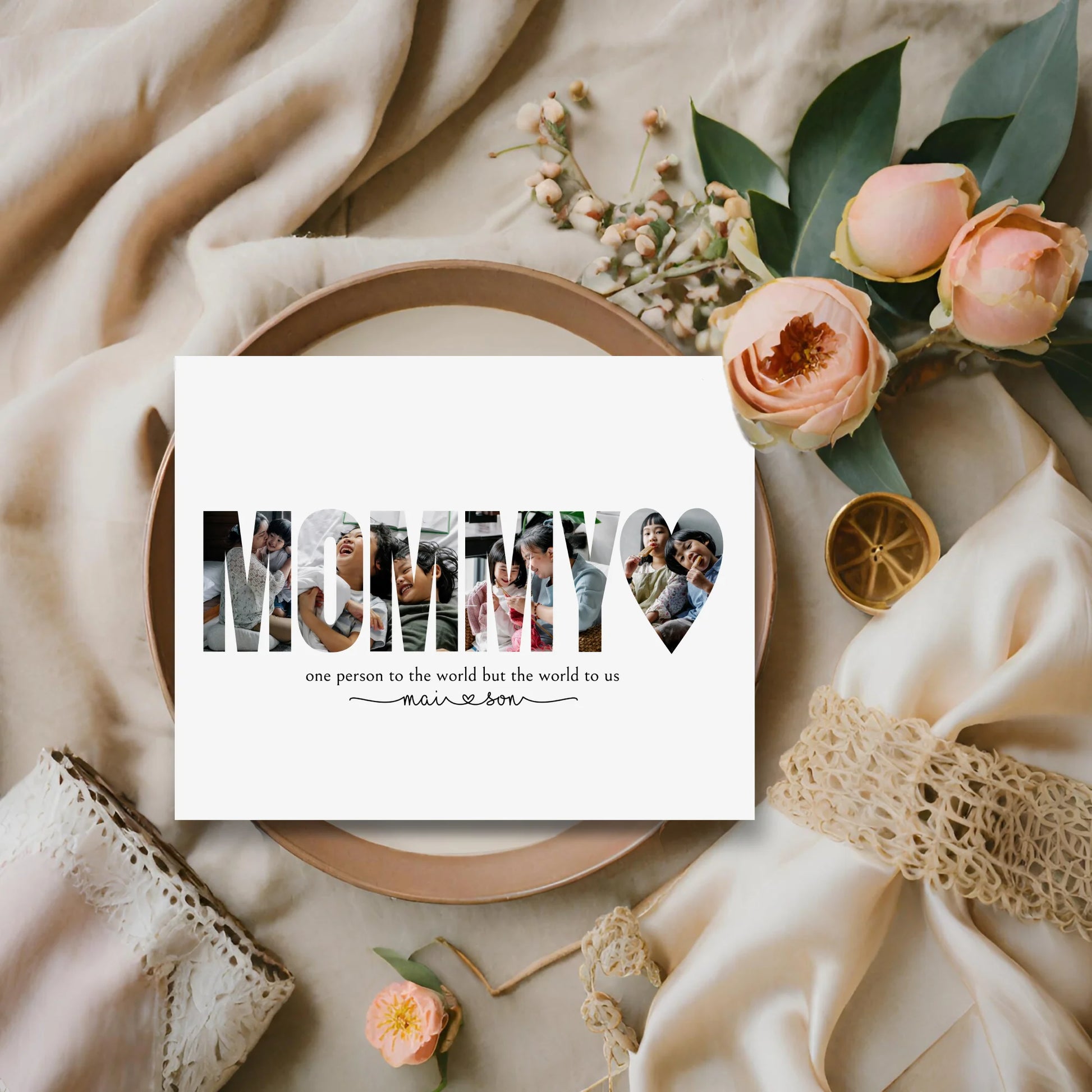 Edit Yourself Mommy Photo Collage Template by Playful Pixie Studio