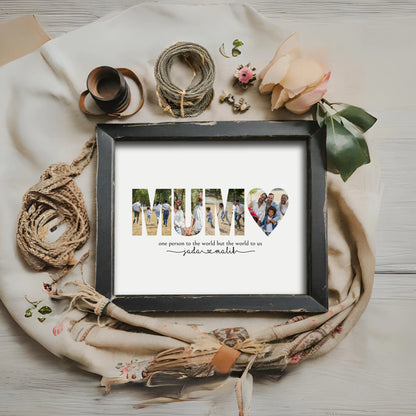 Edit Yourself Mum Photo Collage Personalized Gift