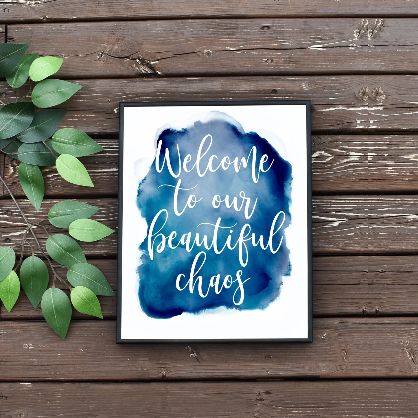Welcome to our Beautiful Chaos Printable Wall Art by Playful Pixie Studio