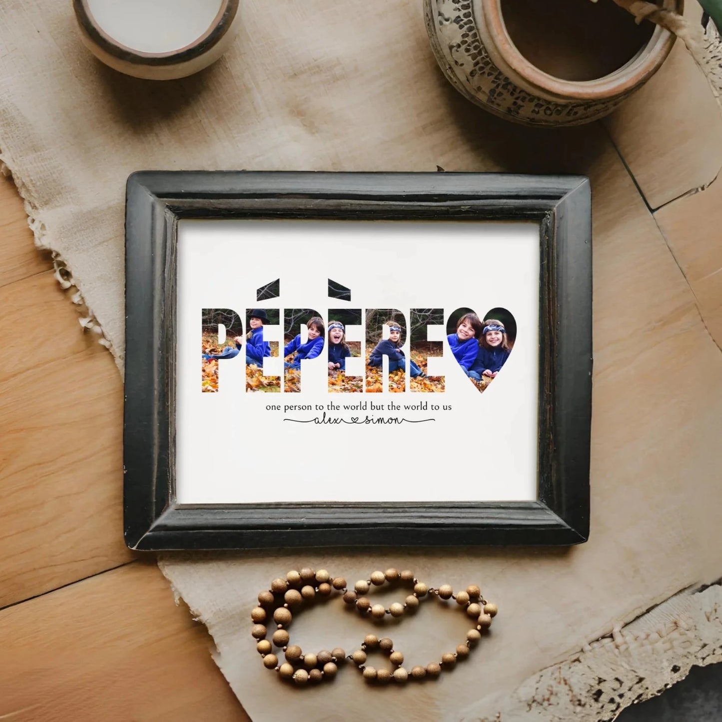 Pepere Custom Photo Collage Template Do It Yourself Gift