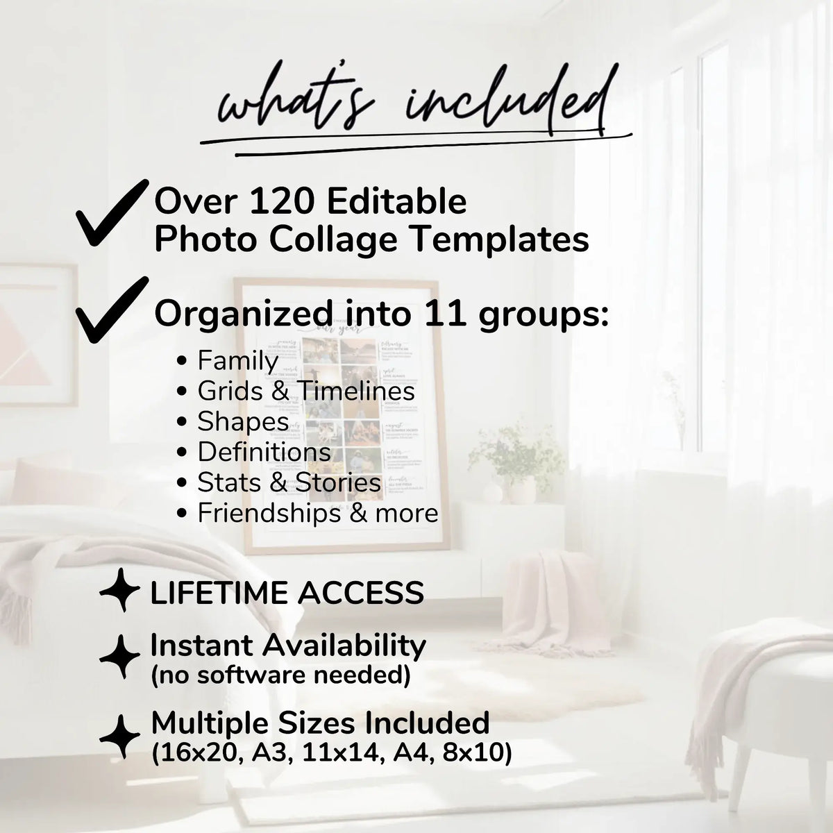 Signature Collage Kit - 120+ Editable Templates