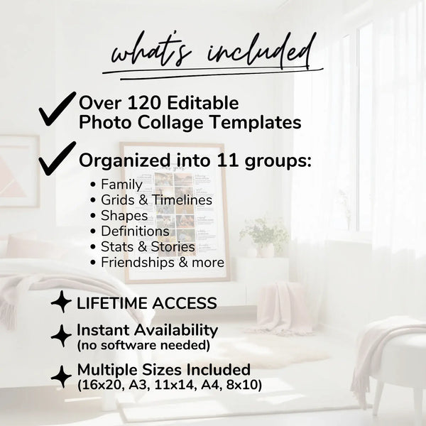 Signature Collage Kit - 120+ Editable Templates