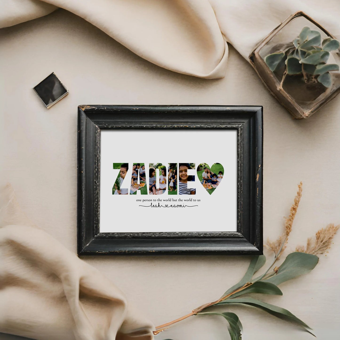 Editable Zadie Photo Collage Template by Playful Pixie Studio