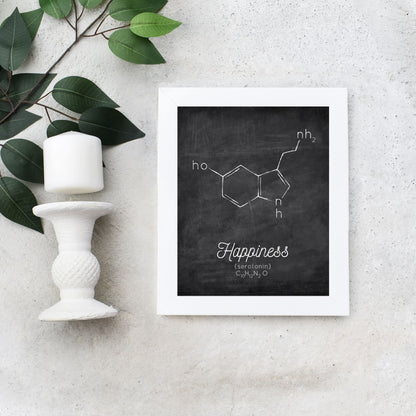 Serotonin Molecule Printable by Playful Pixie Studio
