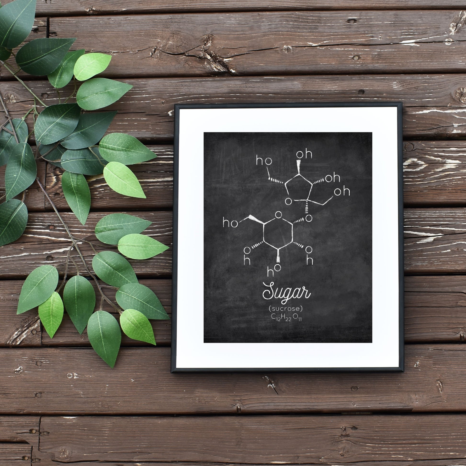 Printable Sucrose Molecule by Playful Pixie Studio