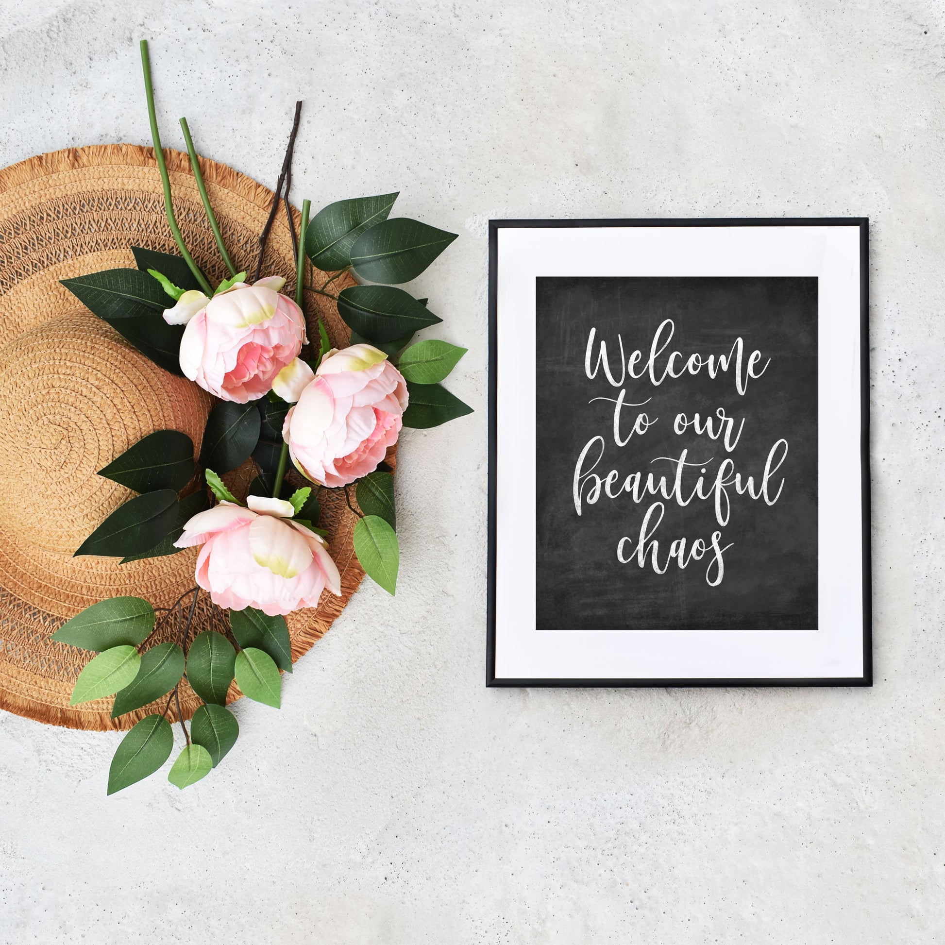 Distressed Welcome Sign Printable Wall Art
