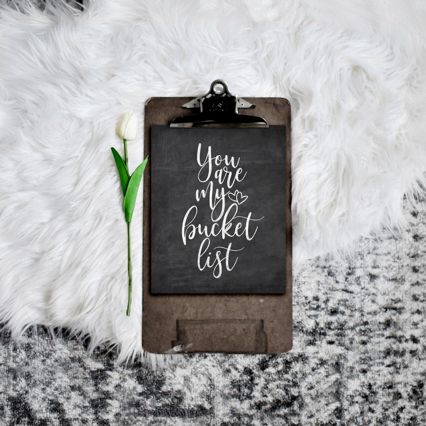 You Are My Bucket List Sign by Playful Pixie Studio