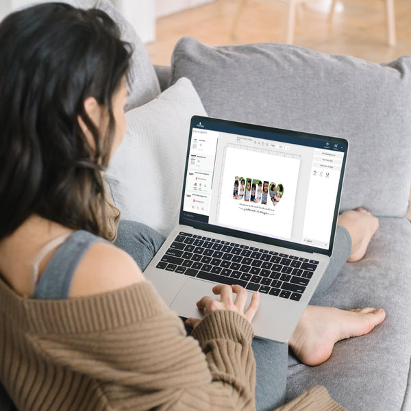 Edit template from computer or laptop with Chrome Browser