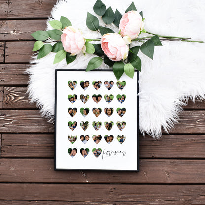 Heart Grid Collage Template by Playful Pixie Studio
