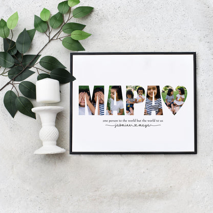 Mapa Photo Collage Editable Template by Playful Pixie Studio