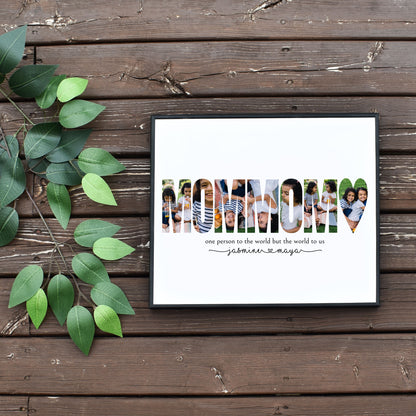 Edit Yourself MomMom Collage Personalized Gift for Grandma