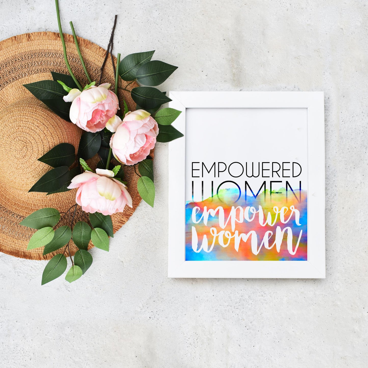 Empower Women Empower Women Printable by Playful Pixie Studio