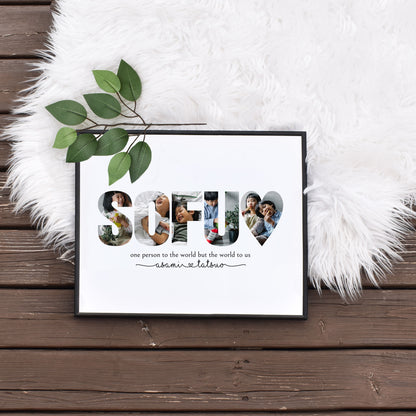 Sofu Editable Photo Collage Fathers Day Gift for Grandpa