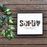 Easy DIY Sofu Photo Collage Template Last Minute Gift on a Budget