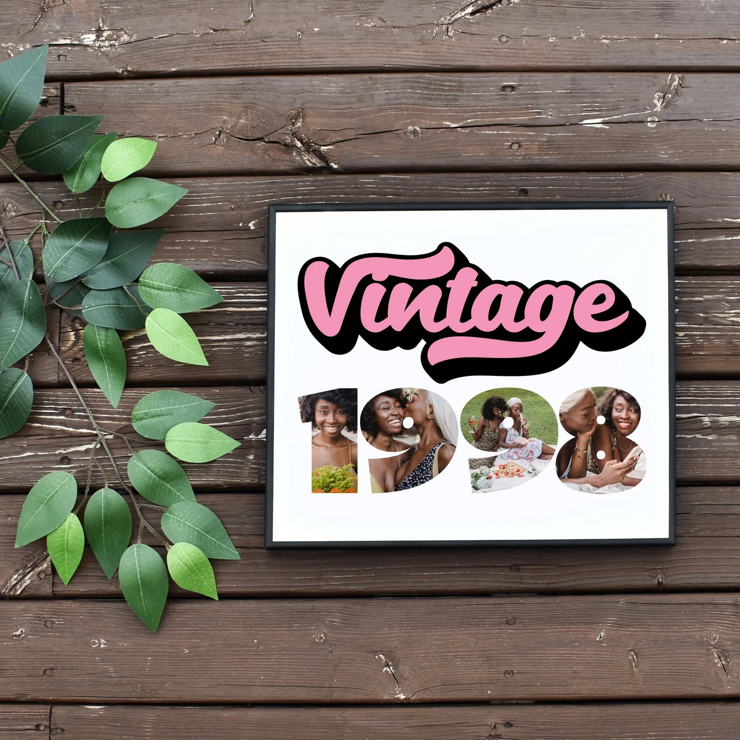 Editable Vintage 1998 Collage Template by Playful Pixie Studio