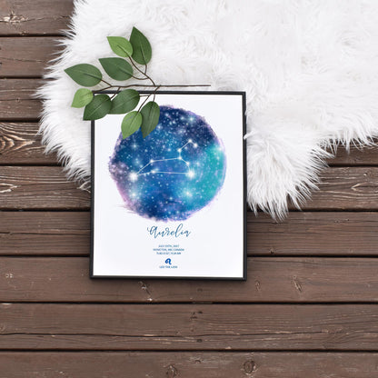 Personalized Leo Star Sign Template Last Minute Gift on a Budget