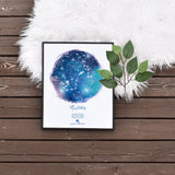 Easy DIY Scorpio Personalized Zodiac Birth Stats Sign