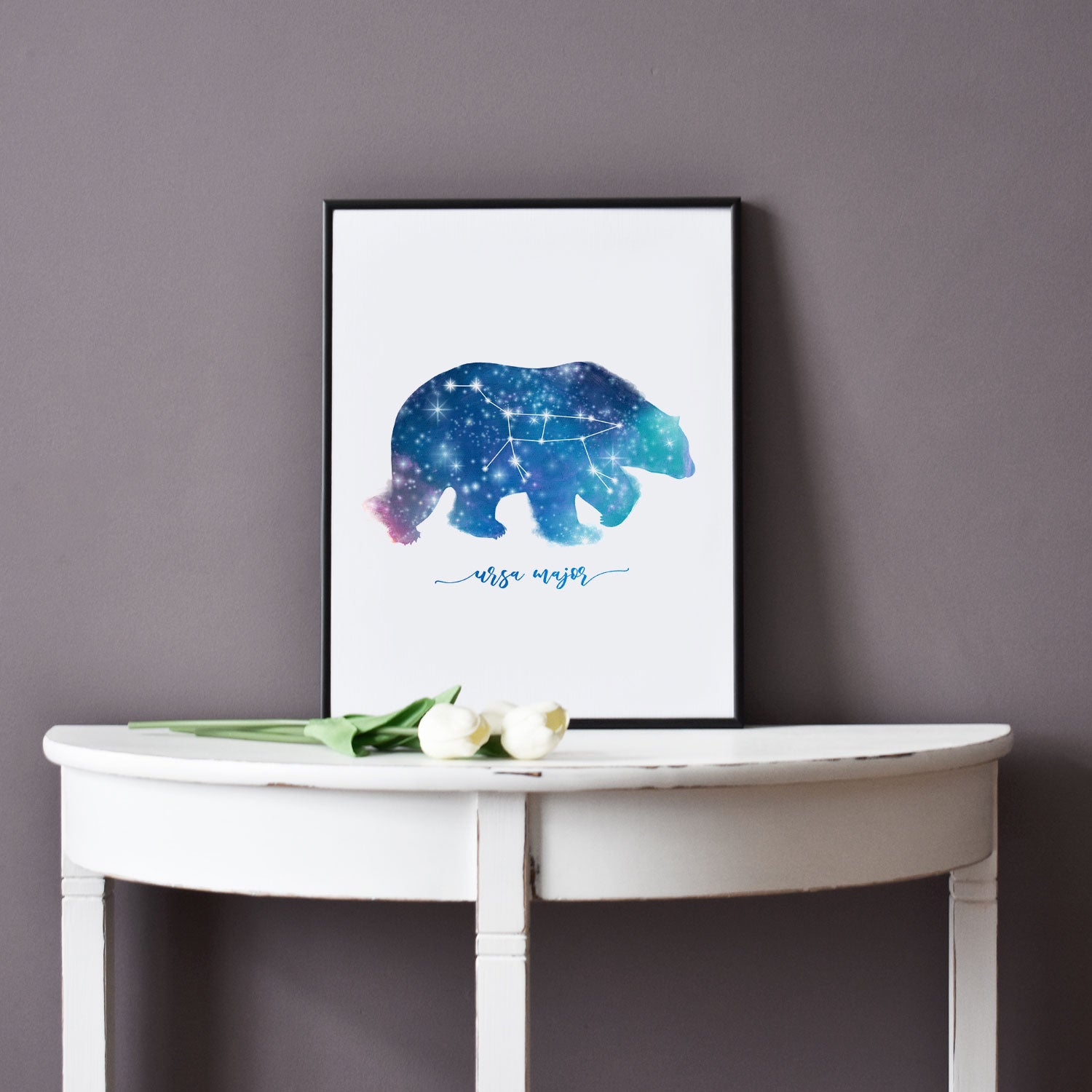 Printable Blue Bear Constellation Wall Art